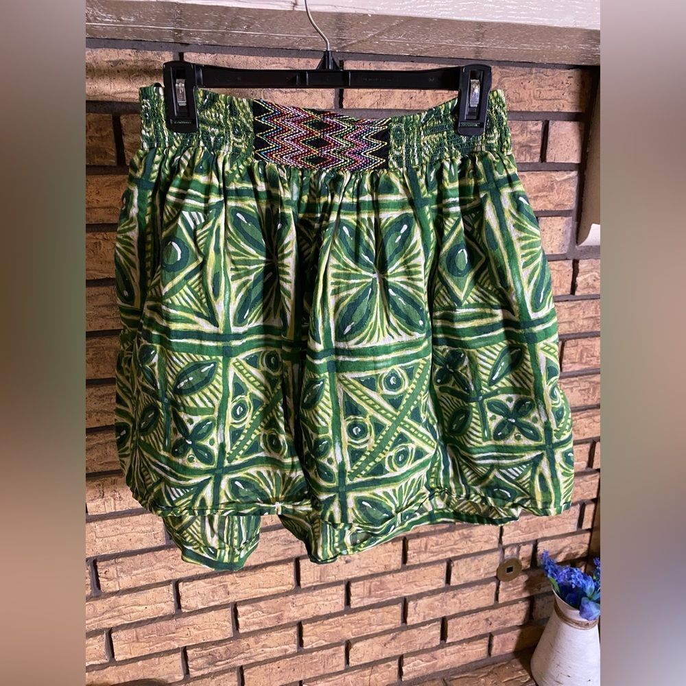 Green skirt 